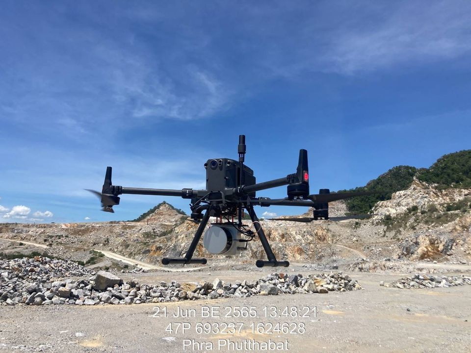 último caso de la compañía sobre Sistema de escaneo UAV LiDAR Geosun GS-130X Aplicación para la mina