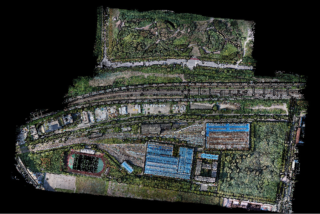 último caso de la compañía sobre UAV LiDAR Scanning System Geosun GS-260X + Aplicación de cámara para la construcción de la ciudad.